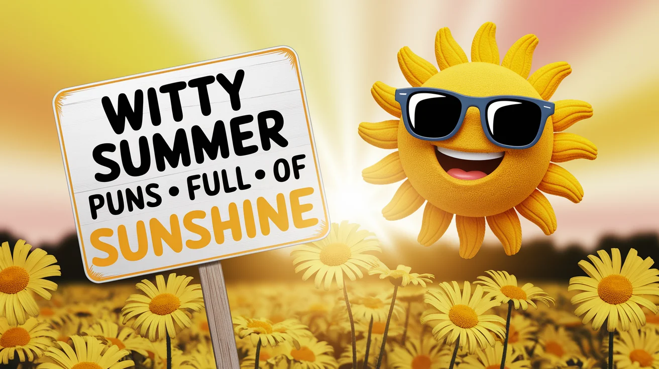Witty Summer Puns ☀️ Full of Sunshine